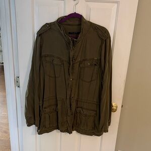 Max Jeans Olive Military Field Jacket